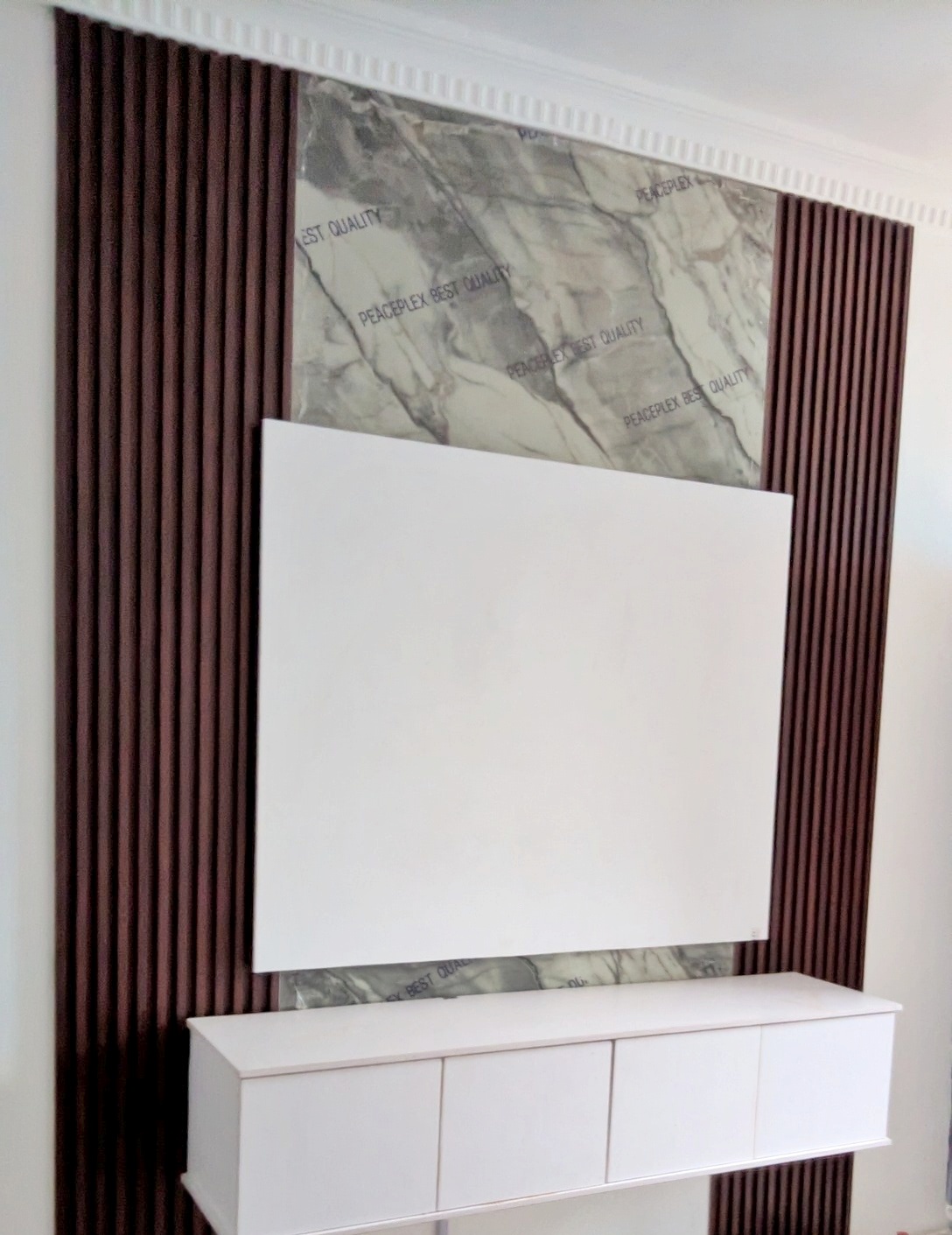 wall panel tv-console installation lagos Island 